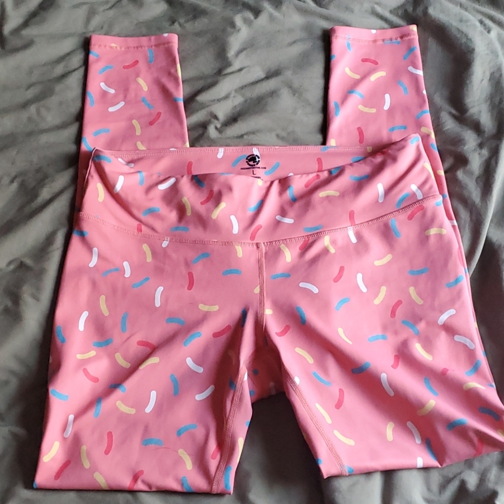 Feed Me Fight Me Sprinkle Leggings